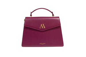 Amelia Hunt: Burgundy classic handbag